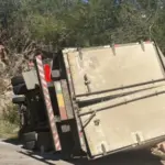 Caminhão tombar