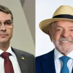 Flávio Bolsonaro e Lula